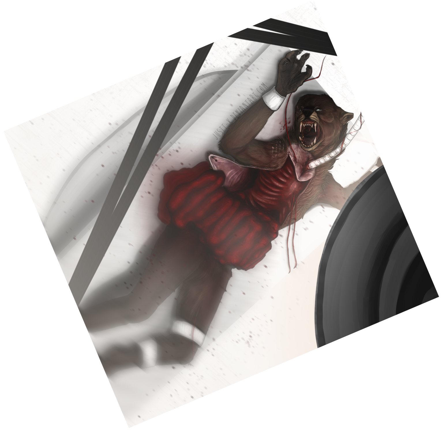x1 Fullbody with Detailed Background. +Detailed Prop (Detailed Innards)